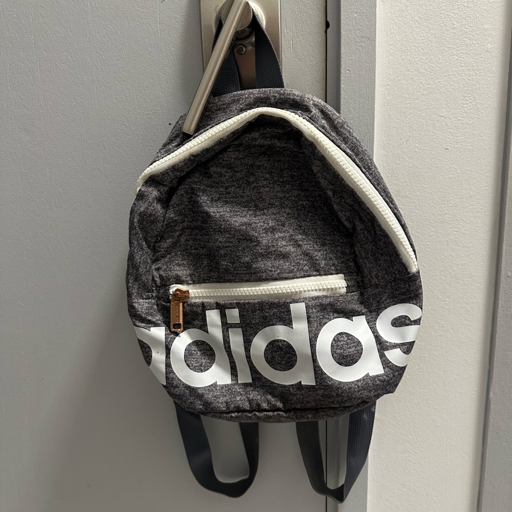 Adidas Grey Mini Backpack - Picture 2 of 5
